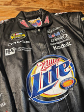 Load image into Gallery viewer, L - Vintage Nascar Rusty Wallace Miller Lite Jeff Hamilton Leather Jacket