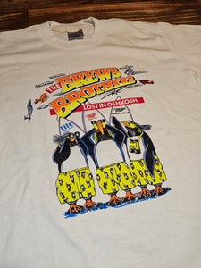 L - Vintage 1990s Miller High Life The Brews Brothers Penguin Shirt