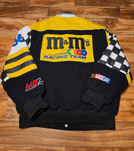 Load image into Gallery viewer, XL - Vintage Nascar Racing M&amp;M's Ken Schrader #36 Leather Wool JH Design Jacket