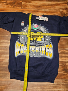 L - NEW Vintage 1998 Michigan Wolverines NCAA Rose Bowl Champions Sweatshirt