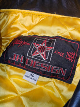 Load image into Gallery viewer, XL - Vintage Nascar Racing M&amp;M's Ken Schrader #36 Leather Wool JH Design Jacket