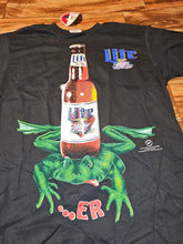 Load image into Gallery viewer, L - NEW Vintage 1996 Rare Miller Lite Budweiser Promo Shirt