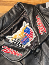 Load image into Gallery viewer, L - Vintage Nascar Rusty Wallace Miller Lite Jeff Hamilton Leather Jacket