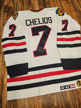 Load image into Gallery viewer, L - Vintage Chris Chelios Chicago Blackhawks NHL Stitched Jersey