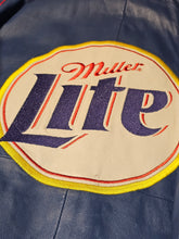 Load image into Gallery viewer, XXL - Vintage Rusty Wallace Miller Lite Nascar 100% Leather Jeff Hamilton Jacket