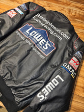 Load image into Gallery viewer, XXL - Vintage Nascar Jimmie Johnson Lowe's Jeff Hamilton Leather Jacket