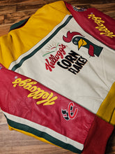 Load image into Gallery viewer, L - Vintage Nascar Terry Labonte Kelloggs Jeff Hamilton Leather Jacket