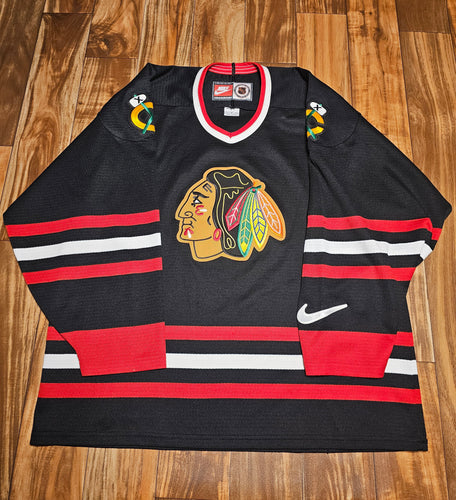 L - Vintage Nike Chicago Blackhawks NHL Jersey