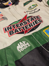 Load image into Gallery viewer, XXL - Vintage Nascar Bobby Labonte Interstate Batteries Jeff Hamilton Leather Jacket