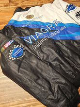 Load image into Gallery viewer, L - Vintage Nascar Mark Martin Viagra Leather Jacket