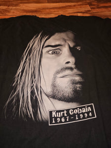 XL - Kurt Cobain 2000s Bootleg Tribute Shirt