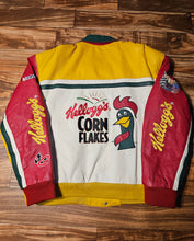 Load image into Gallery viewer, L - Vintage Nascar Terry Labonte Kelloggs Jeff Hamilton Leather Jacket
