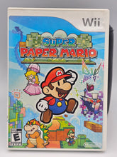 Load image into Gallery viewer, Super Paper Mario Nintendo Wii Complete Video Game CIB
