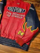 Load image into Gallery viewer, L - NEW Vintage Nascar Jeff Gordon DuPont Chase Authentics Leather Jacket