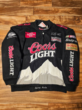 Load image into Gallery viewer, M/L - Vintage Coors Light Sterling Martin Nascar Jeff Hamilton Jacket