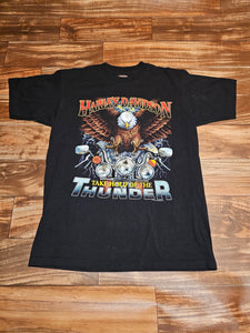 M - Vintage 1992 Harley Davidson Take Hold Of The Thunder Shirt