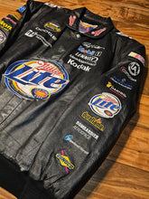 Load image into Gallery viewer, L - Vintage Nascar Rusty Wallace Miller Lite Jeff Hamilton Leather Jacket