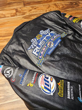 Load image into Gallery viewer, L - Vintage Nascar Rusty Wallace Miller Lite Jeff Hamilton Leather Jacket