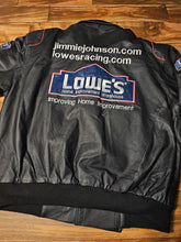 Load image into Gallery viewer, XXL - Vintage Nascar Jimmie Johnson Lowe's Jeff Hamilton Leather Jacket