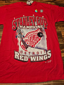 M - NEW Vintage 1998 Red Wings NHL Stanley Cup Champions Shirt