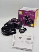Load image into Gallery viewer, Nikon Coolpix B500 16MP Digital Camera 40x Optical Zoom - Purple Plum Box + 64GB SD Card