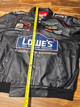 Load image into Gallery viewer, XXL - Vintage Nascar Jimmie Johnson Lowe's Jeff Hamilton Leather Jacket