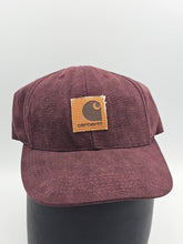 Load image into Gallery viewer, Vintage Carhartt 1990s Burgundy Patch Hat