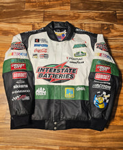 Load image into Gallery viewer, XXL - Vintage Nascar Bobby Labonte Interstate Batteries Jeff Hamilton Leather Jacket