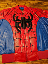 Load image into Gallery viewer, L - NEW Vintage 2002 Marvel Spider-Man 100% Leather Jacket