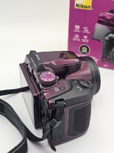 Load image into Gallery viewer, Nikon Coolpix B500 16MP Digital Camera 40x Optical Zoom - Purple Plum Box + 64GB SD Card