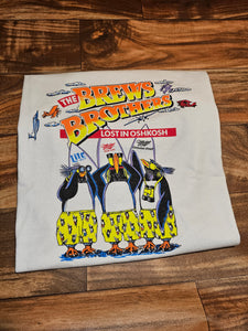 L - Vintage 1990s Miller High Life The Brews Brothers Penguin Shirt