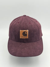 Load image into Gallery viewer, Vintage Carhartt 1990s Burgundy Patch Hat