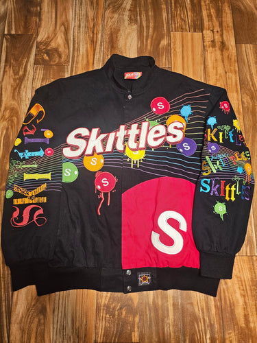 XL - Vintage 2000s Skittles Candy Promo JH Design Jacket