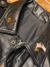 Load image into Gallery viewer, M/L - Vintage Harley Davidson AMF 1970s/80s Black Leather Jacket