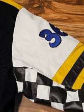Load image into Gallery viewer, XL - Vintage Nascar Racing M&amp;M's Ken Schrader #36 Leather Wool JH Design Jacket