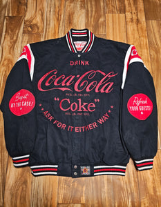 L/XL - Vintage Coca Cola JH Design Soda Promo Jacket