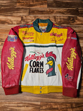 Load image into Gallery viewer, L - Vintage Nascar Terry Labonte Kelloggs Jeff Hamilton Leather Jacket