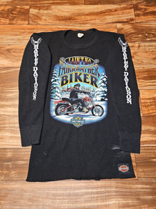 M/L - Vintage 1980s Harley Davidson Longsleeve Shirt