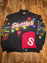 Load image into Gallery viewer, XL - Vintage 2000s Skittles Candy Promo JH Design Jacket