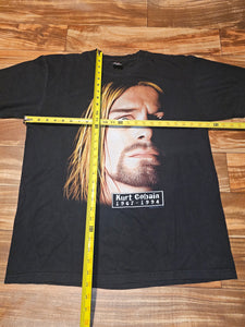 XL - Kurt Cobain 2000s Bootleg Tribute Shirt