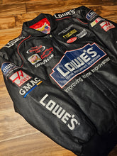 Load image into Gallery viewer, XXL - Vintage Nascar Jimmie Johnson Lowe's Jeff Hamilton Leather Jacket
