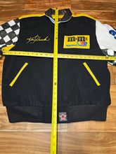 Load image into Gallery viewer, XL - Vintage Nascar Racing M&amp;M's Ken Schrader #36 Leather Wool JH Design Jacket