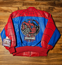 Load image into Gallery viewer, L - NEW Vintage 2002 Marvel Spider-Man 100% Leather Jacket