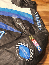 Load image into Gallery viewer, L - Vintage Nascar Mark Martin Viagra Leather Jacket