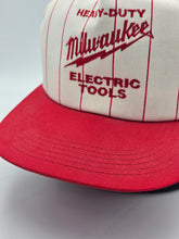 Load image into Gallery viewer, Vintage Milwaukee Power Tools K Products Pinstripe Promo Hat