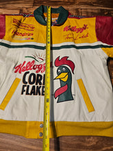 Load image into Gallery viewer, L - Vintage Nascar Terry Labonte Kelloggs Jeff Hamilton Leather Jacket