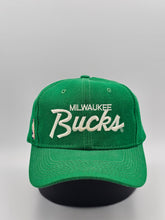 Load image into Gallery viewer, Vintage Milwaukee Bucks NBA Sports Specialties 100% Wool Script Hat