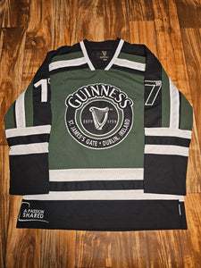 L - Vintage 2000s Guinness Stout Beer Promo Jersey