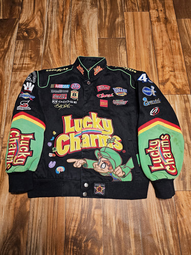 YOUTH Large - Vintage Lucky Charms Cereal Promo JH Design Jacket