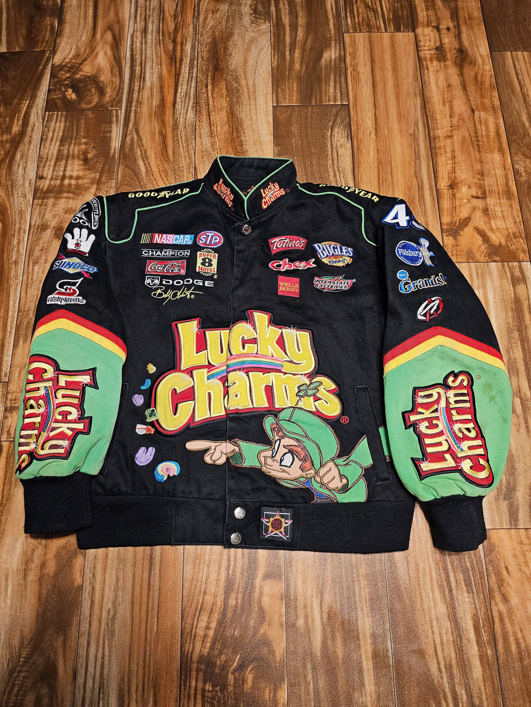 YOUTH Large - Vintage Lucky Charms Cereal Promo JH Design Jacket